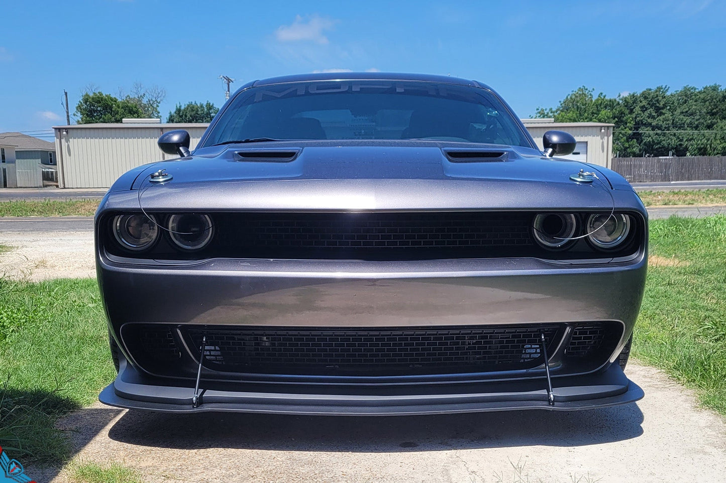 2015 - 2023 Dodge Challenger (MK3) SRT Hellcat Style Front Bumper Conversion Kit - Speedlogix