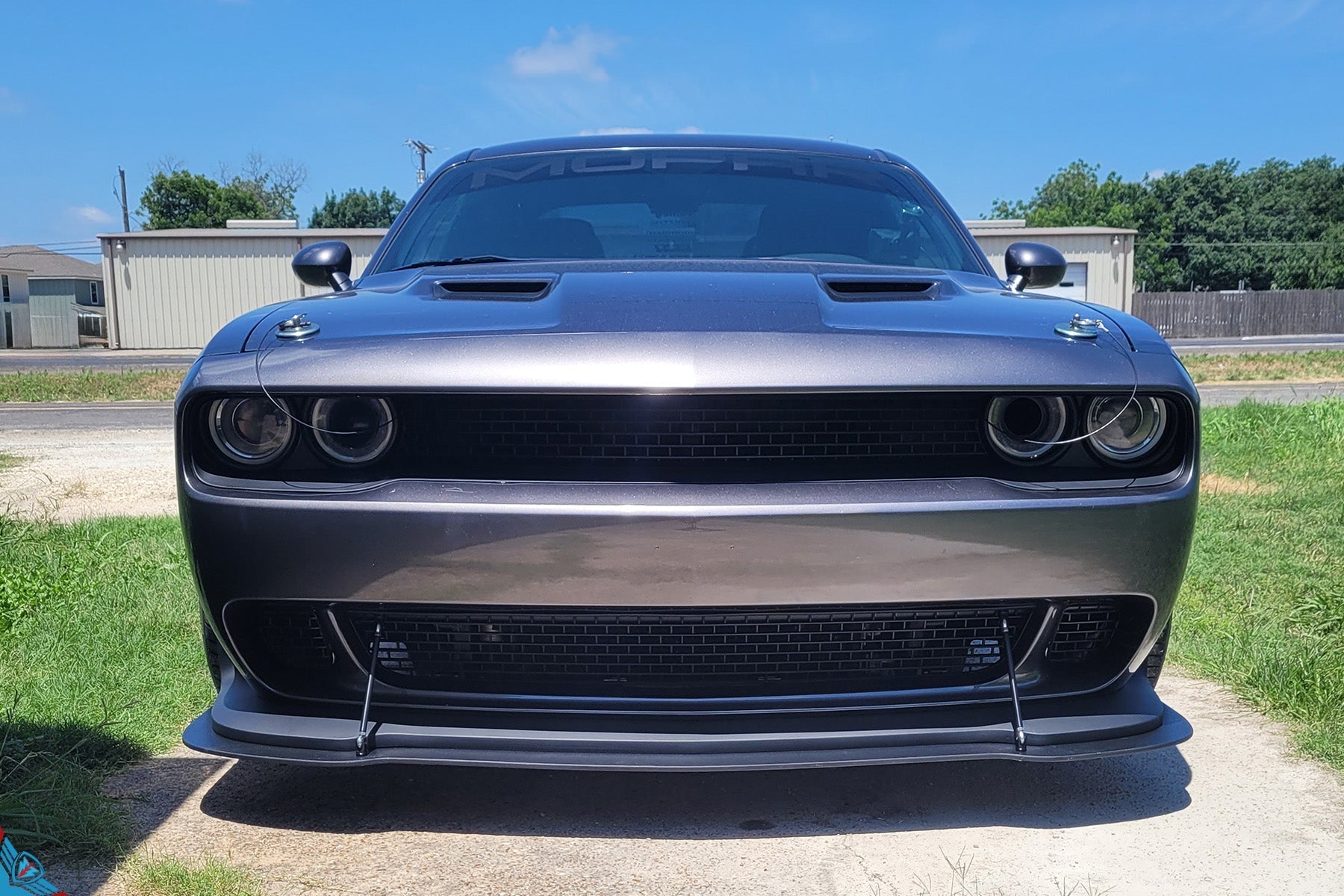 2015 - 2023 Dodge Challenger (MK3) SRT Hellcat Style Front Bumper Conversion Kit - Speedlogix