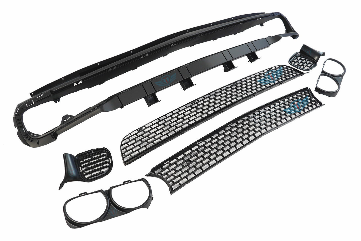 2015 - 2023 Dodge Challenger (MK3) SRT Hellcat Style Front Bumper Conversion Kit - Speedlogix