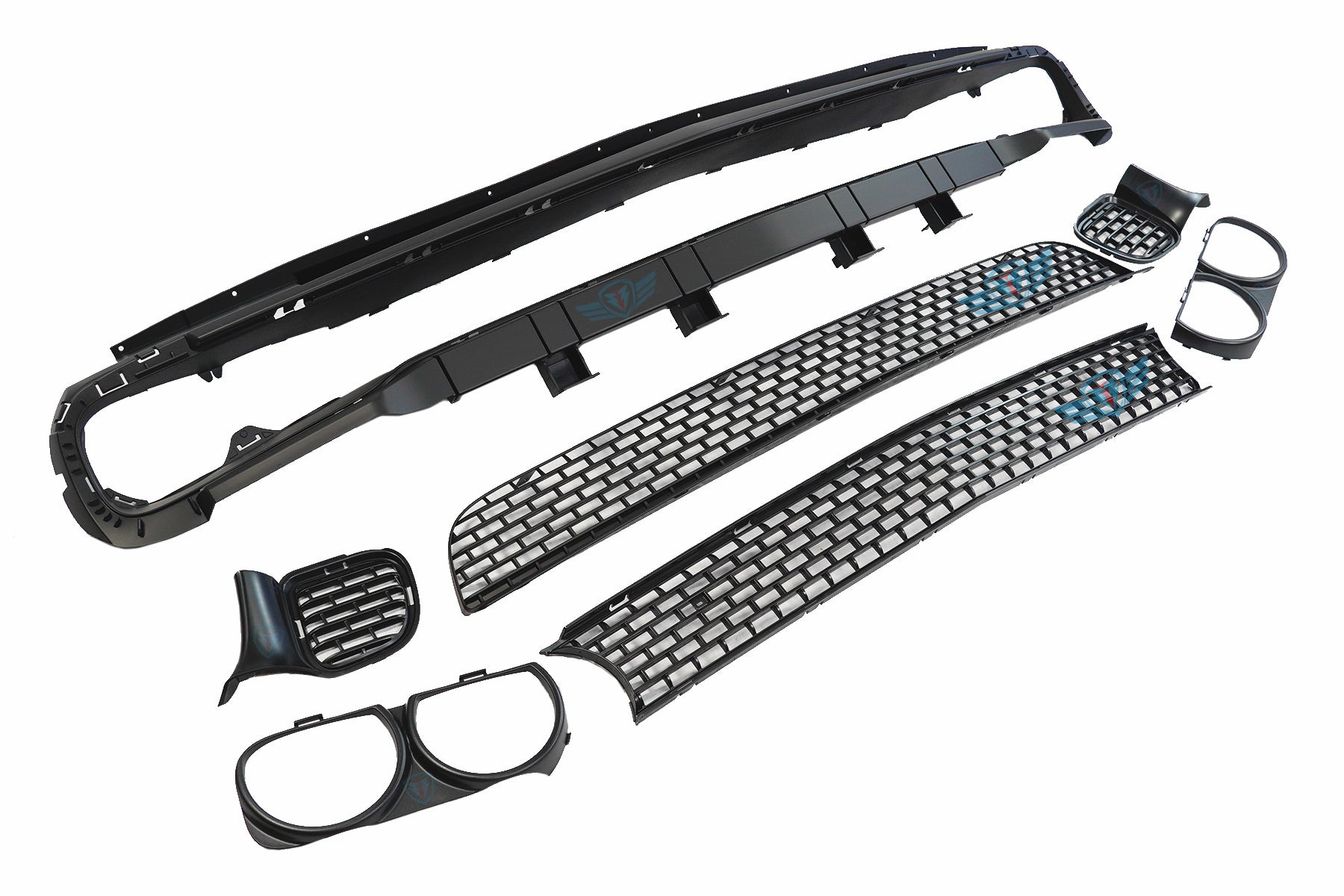 2015 - 2023 Dodge Challenger (MK3) SRT Hellcat Style Front Bumper Conversion Kit - Speedlogix