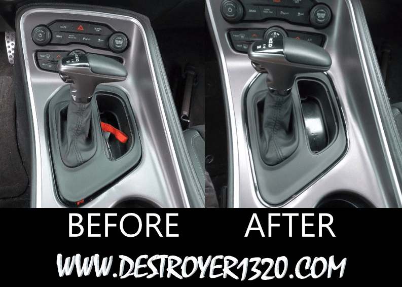 2015 - 2023 Dodge Challenger Steel Neutral Strap/Release Cover Plate - Laser Cut, Painted, Authentic - Speedlogix