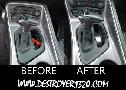 2015 - 2023 Dodge Challenger Steel Neutral Strap/Release Cover Plate - Laser Cut, Painted, Authentic - Speedlogix