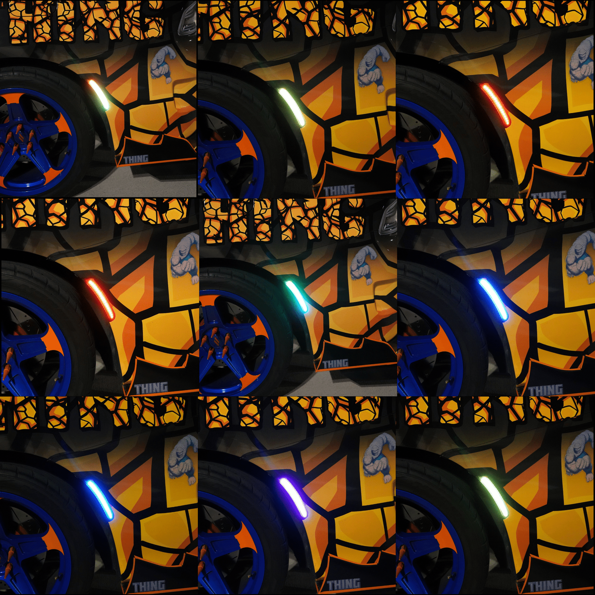 2015 - 2023 Dodge Charger Flow Series Side Markers (4pc) - Speedlogix