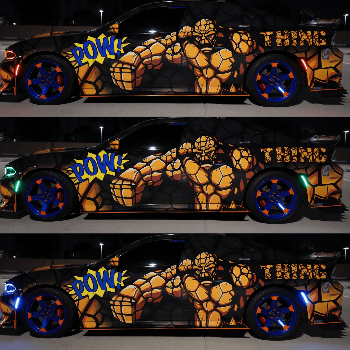 2015 - 2023 Dodge Charger Flow Series Side Markers (4pc) - Speedlogix