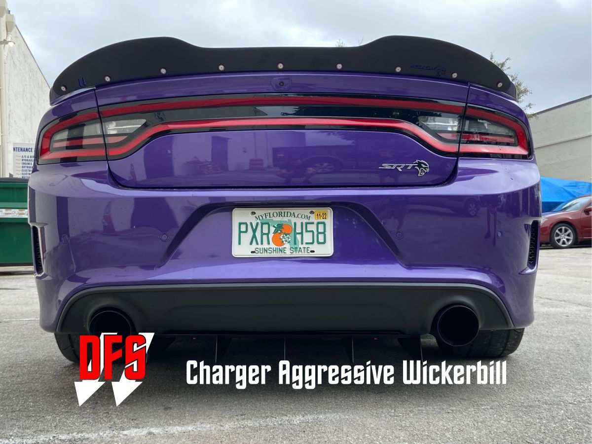 2015 - 2023 Dodge Charger GT, RT, ScatPack, SRT Wickerbill - Speedlogix