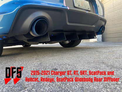 2015 - 2023 Dodge Charger Rear Diffuser - Speedlogix