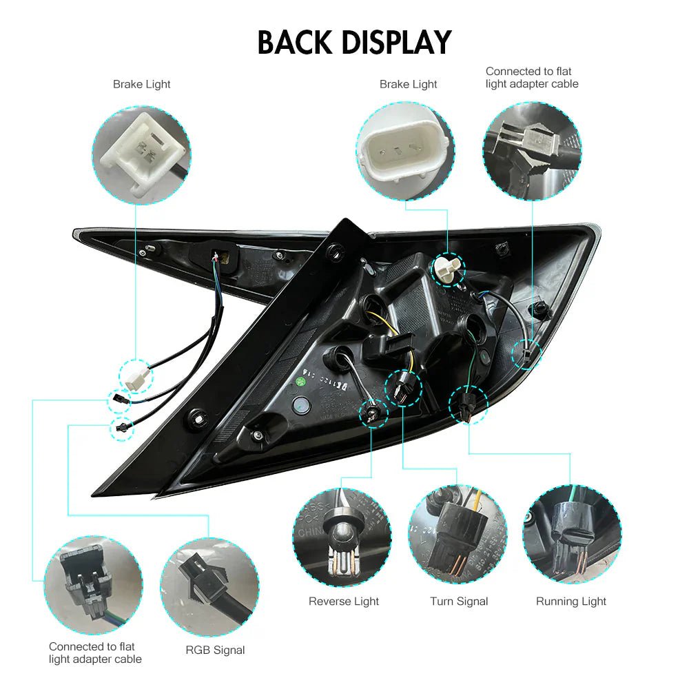 2016 - 2021 Honda Civic 10th Gen RGB Tail Lights For Sedans - Speedlogix