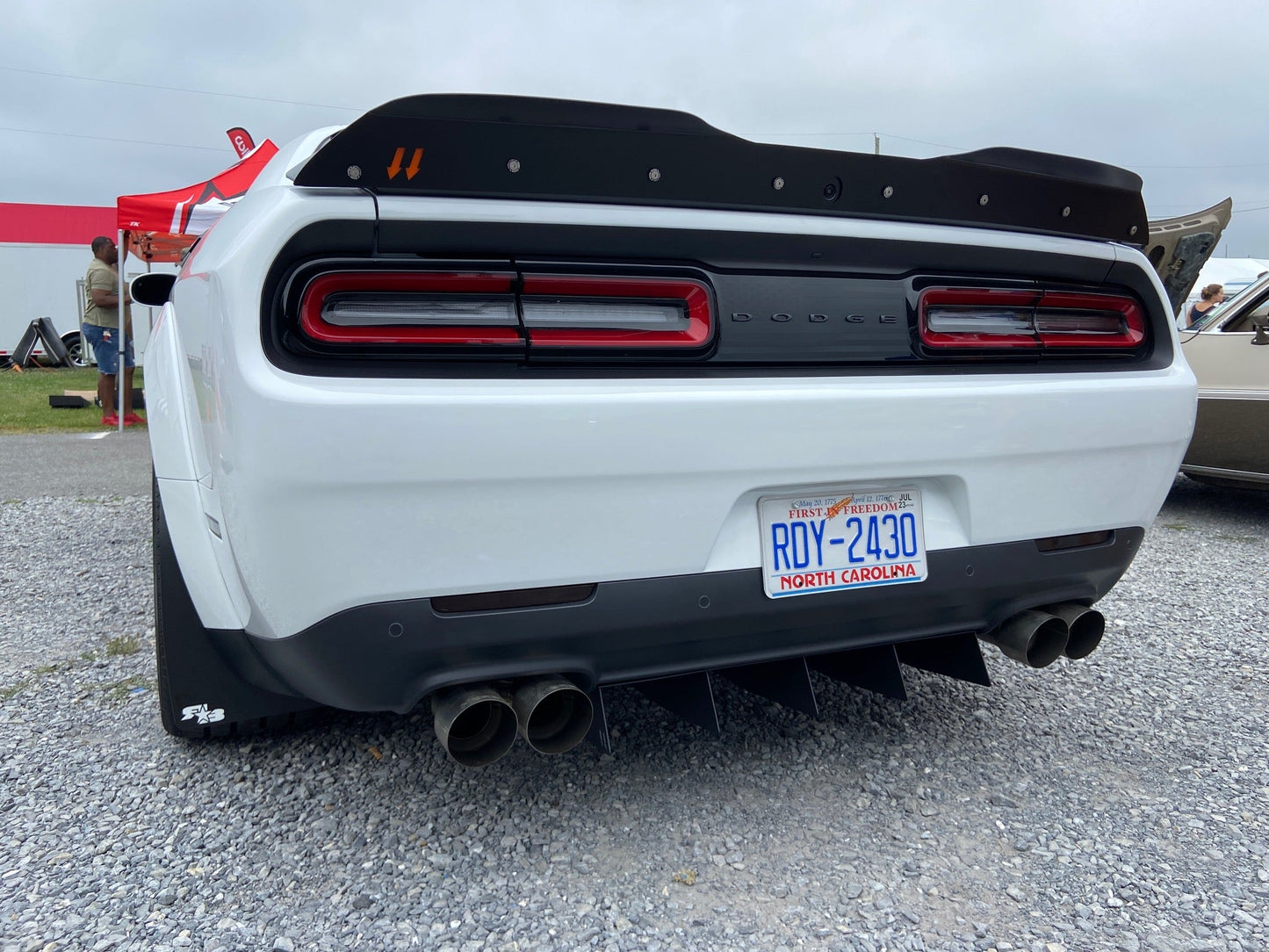 2018 - 2023 Challenger Hellcat and Scatpack Widebody Dragstyle Wickerbill - Speedlogix