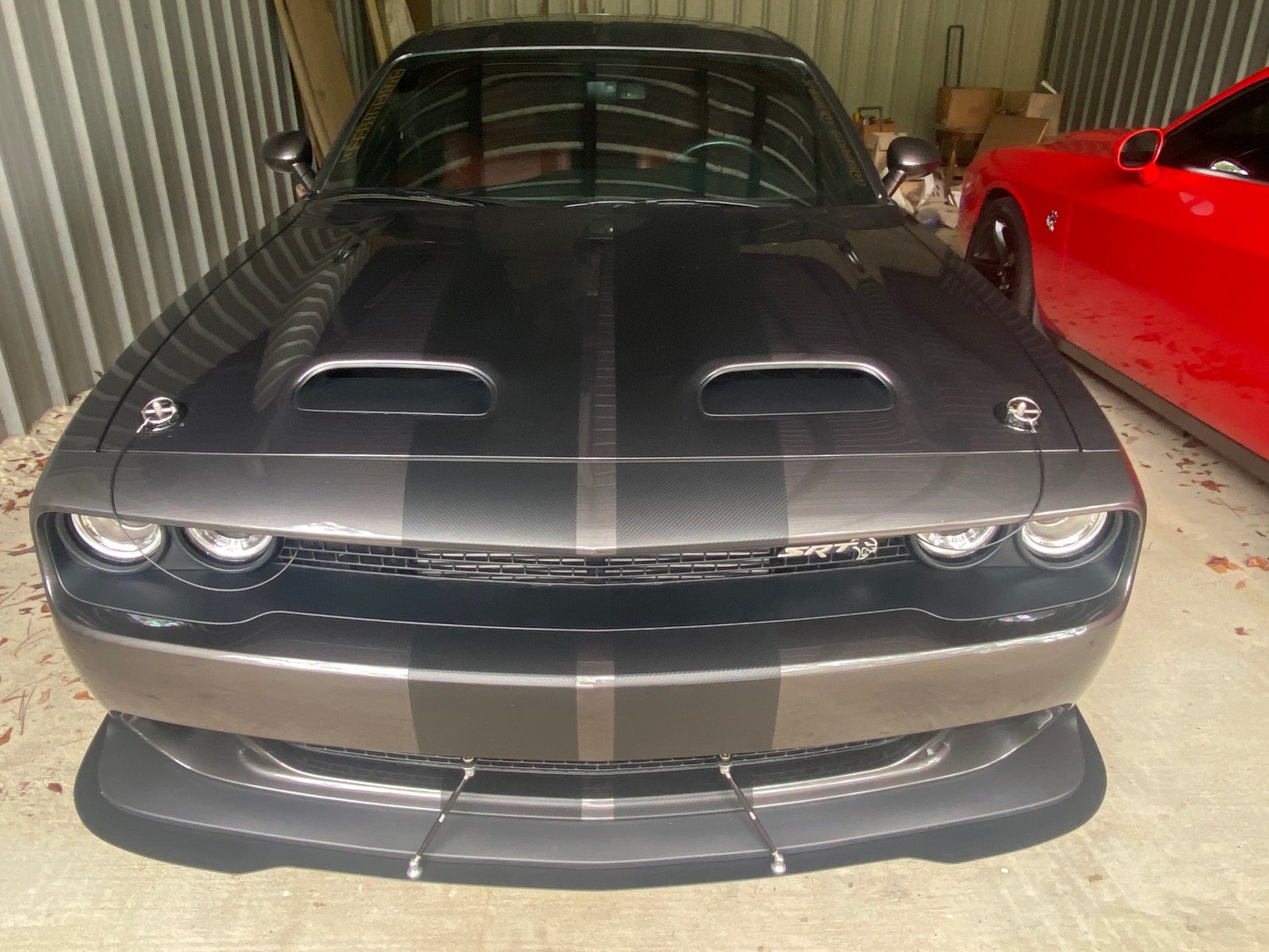 2018 - 2023 Challenger Widebody Front Splitter - Speedlogix