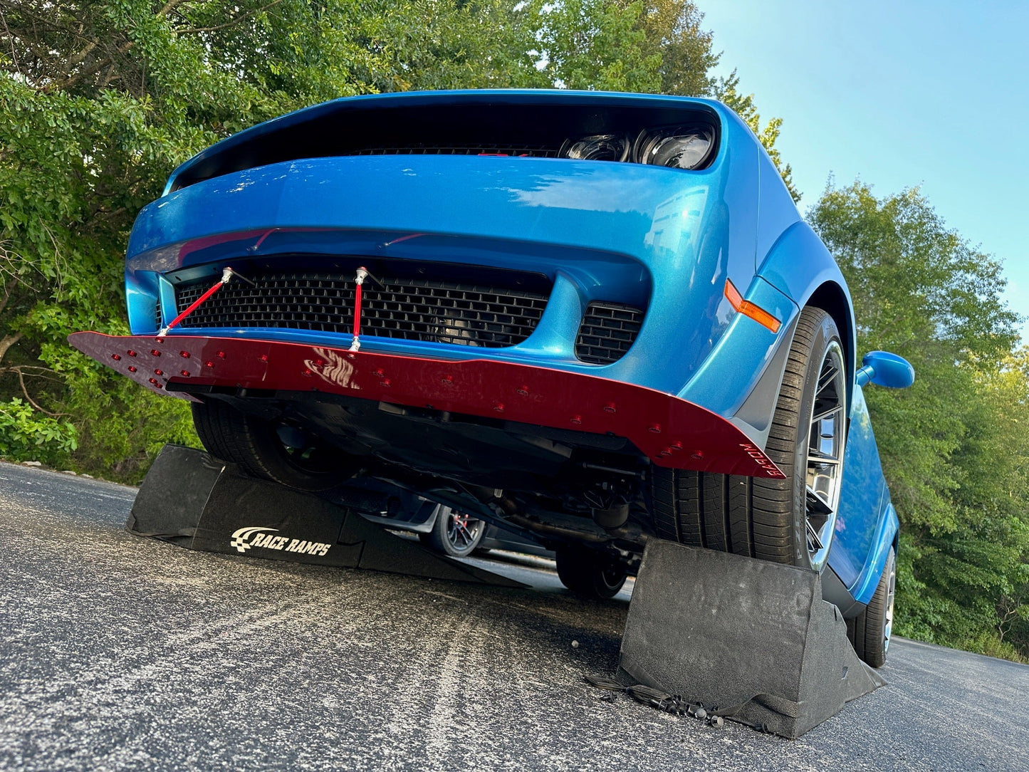 2018 - 2023 Challenger Widebody Front Splitter - Speedlogix