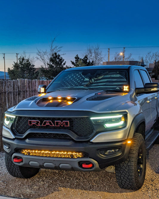 2019 - 24 RAM 1500/TRX Hood Mount/Ditch Lights/Pillars PRO - Speedlogix