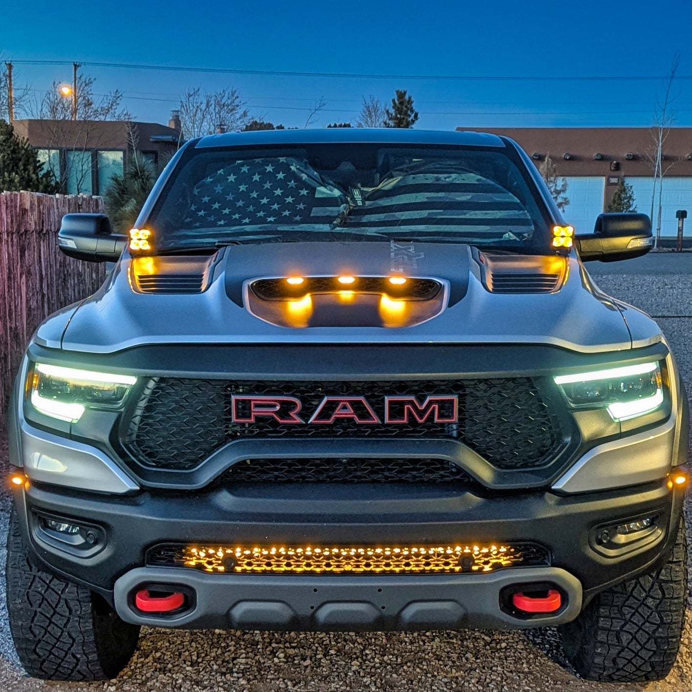 2019 - 24 RAM 1500/TRX Hood Mount/Ditch Lights/Pillars PRO - Speedlogix