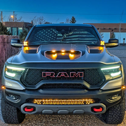 2019 - 24 RAM 1500/TRX Hood Mount/Ditch Lights/Pillars PRO - Speedlogix