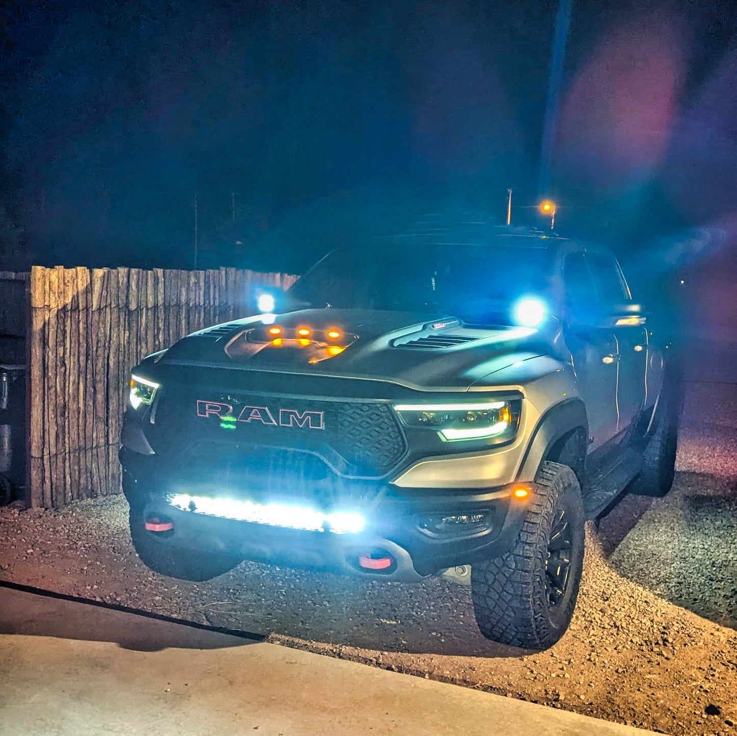 2019 - 24 RAM 1500/TRX Hood Mount/Ditch Lights/Pillars PRO - Speedlogix