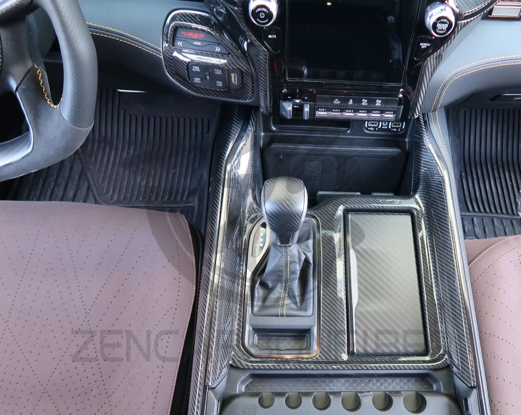 2019+ Dodge RAM 1500/TRX Carbon Fiber Center Console Cover