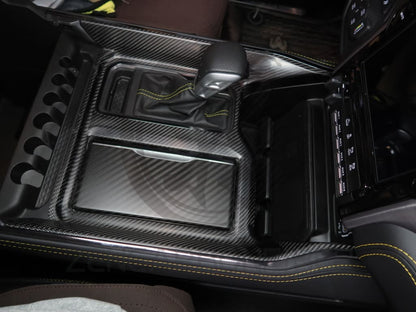 2019+ Dodge RAM 1500/TRX Carbon Fiber Center Console Cover