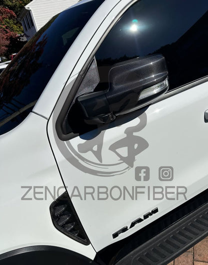 2019+ Dodge RAM 1500/TRX Carbon Fiber Mirror Cap Covers