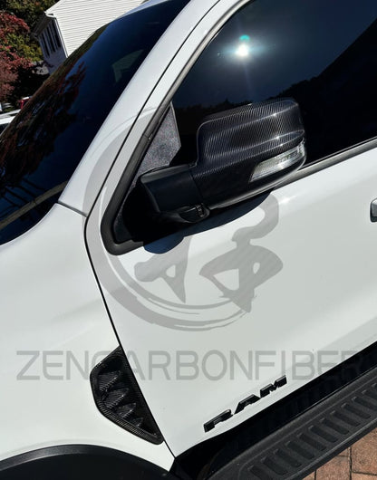 2019+ Dodge RAM 1500/TRX Carbon Fiber Mirror Cap Covers