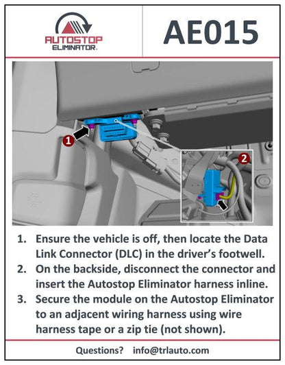 2022-2024 Ford Maverick Autostop Eliminator
