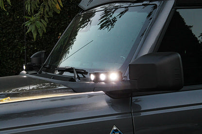 2021+ Ford Bronco Boomerang Ditch Lights - Speedlogix