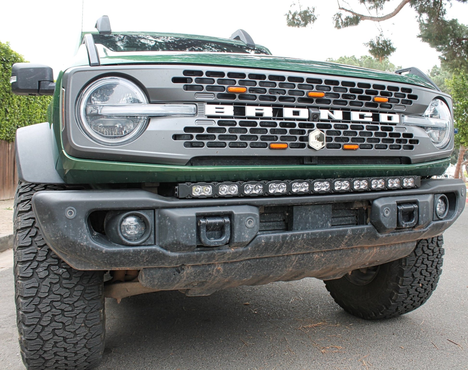 2021+ Ford Bronco Capable Bumper 40in Light Bar - PRO - Speedlogix