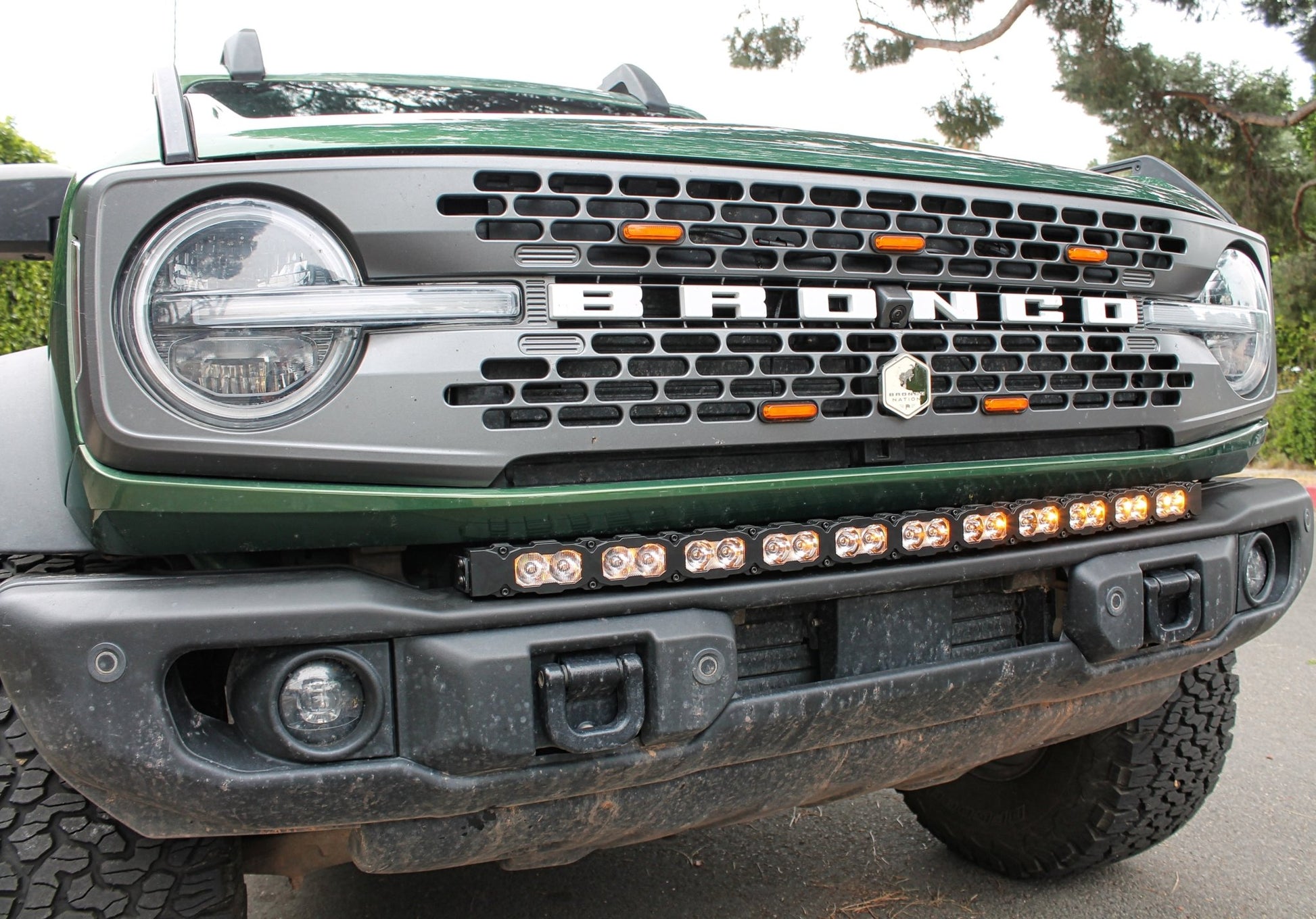 2021+ Ford Bronco Capable Bumper 40in Light Bar - PRO - Speedlogix