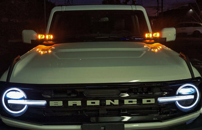 2021+ Ford Bronco Hood Mount/Ditch Lights/Pillars