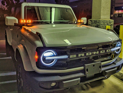 2021+ Ford Bronco Hood Mount/Ditch Lights/Pillars