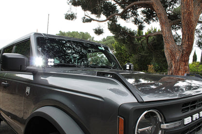 2021+ Ford Bronco Hood Mount/Ditch Lights/Pillars - PRO - Speedlogix