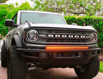 2021+ Ford Bronco Modular Bumper 40in Light Bar - Slim - Speedlogix