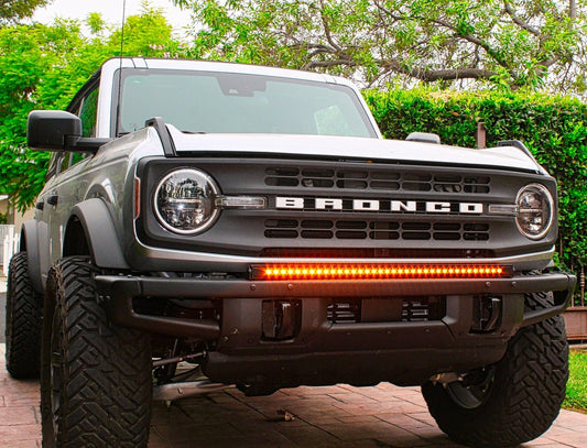 2021+ Ford Bronco Modular Bumper 40in Light Bar - Slim - Speedlogix
