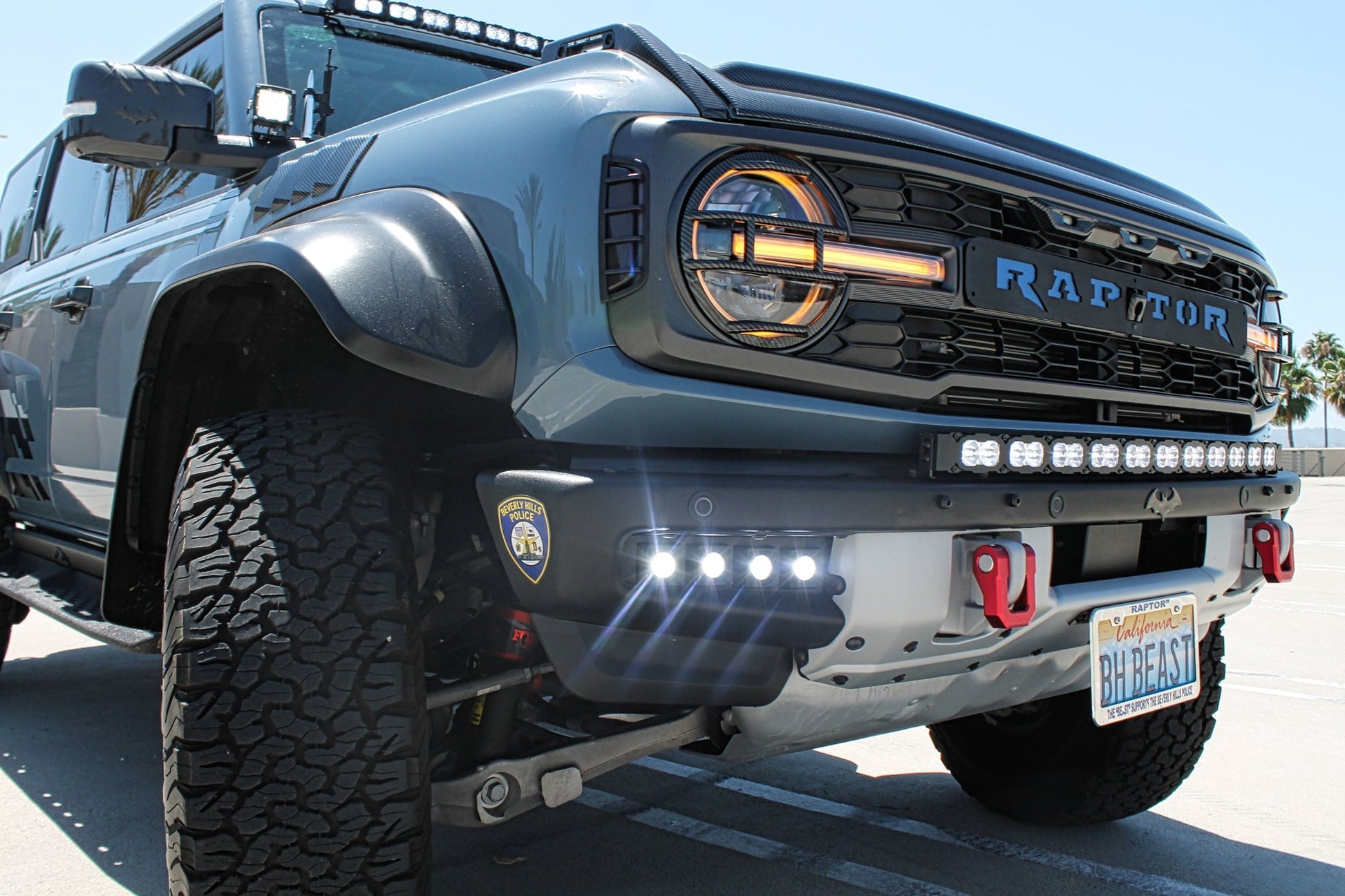 2021+ Ford Bronco Modular Bumper Curved 40in Light Bar - PRO - Speedlogix