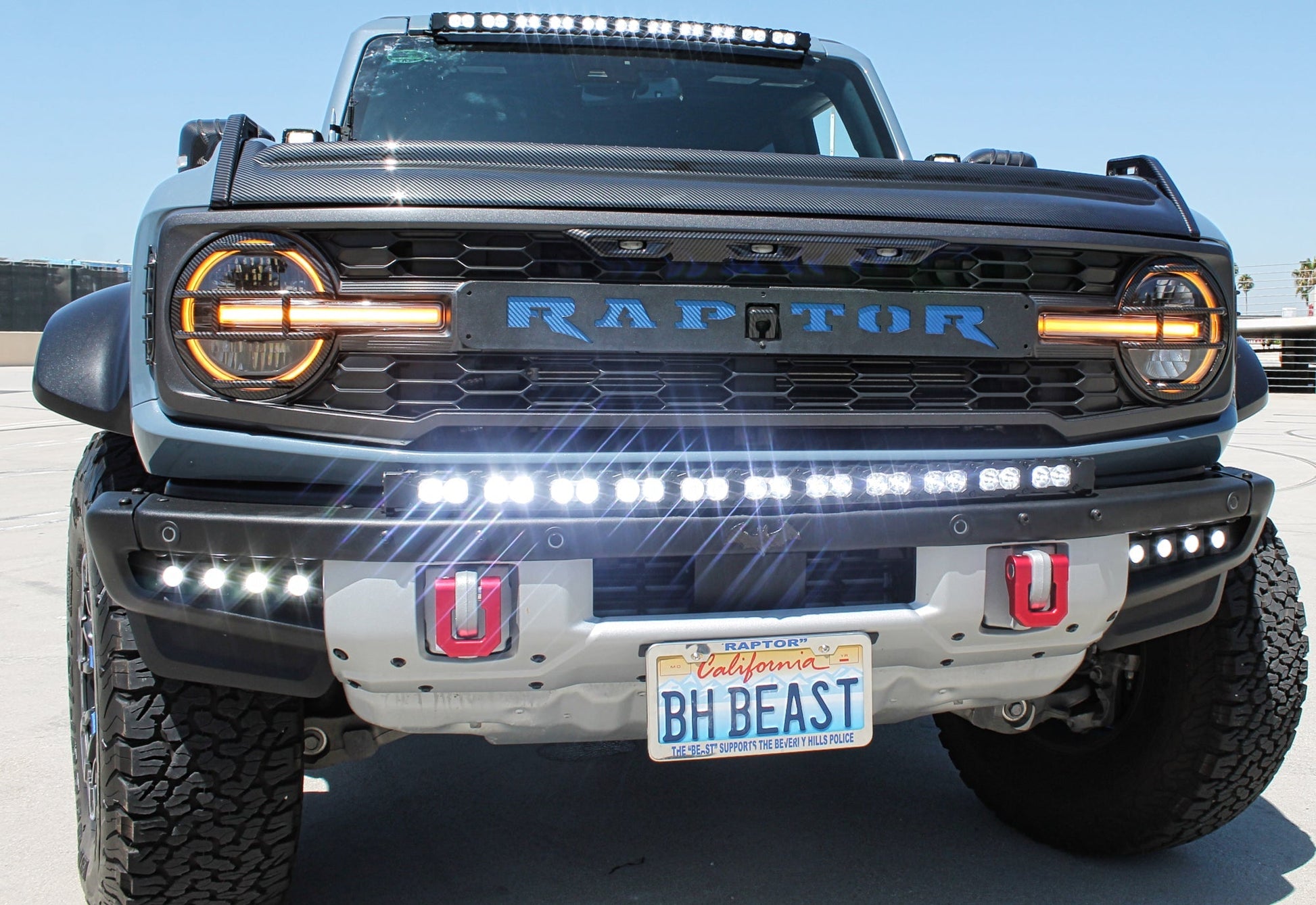 2021+ Ford Bronco Raptor Curved 40in Light Bar - PRO - Speedlogix