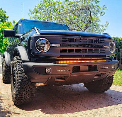 2021+ Ford Bronco Standard Bumper 40in Light Bar - Slim - Speedlogix