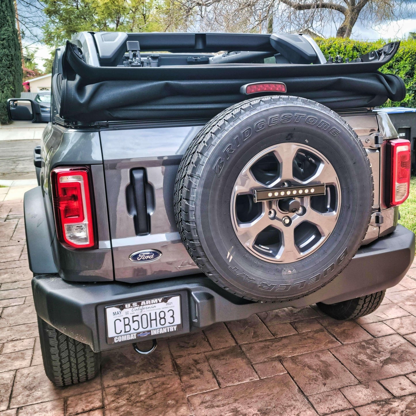 2021+ Ford Bronco Tire Carrier/Reverse/Chase Light Kit - Speedlogix