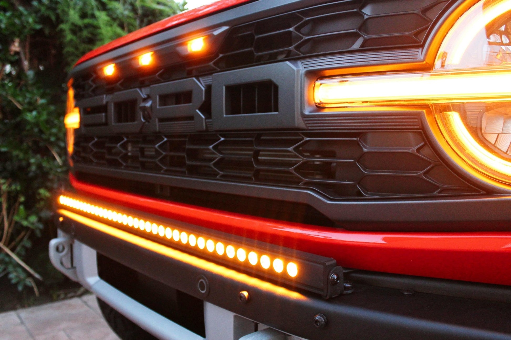2022+ Ford Bronco Raptor 40in Bumper Light Bar - Slim - Speedlogix