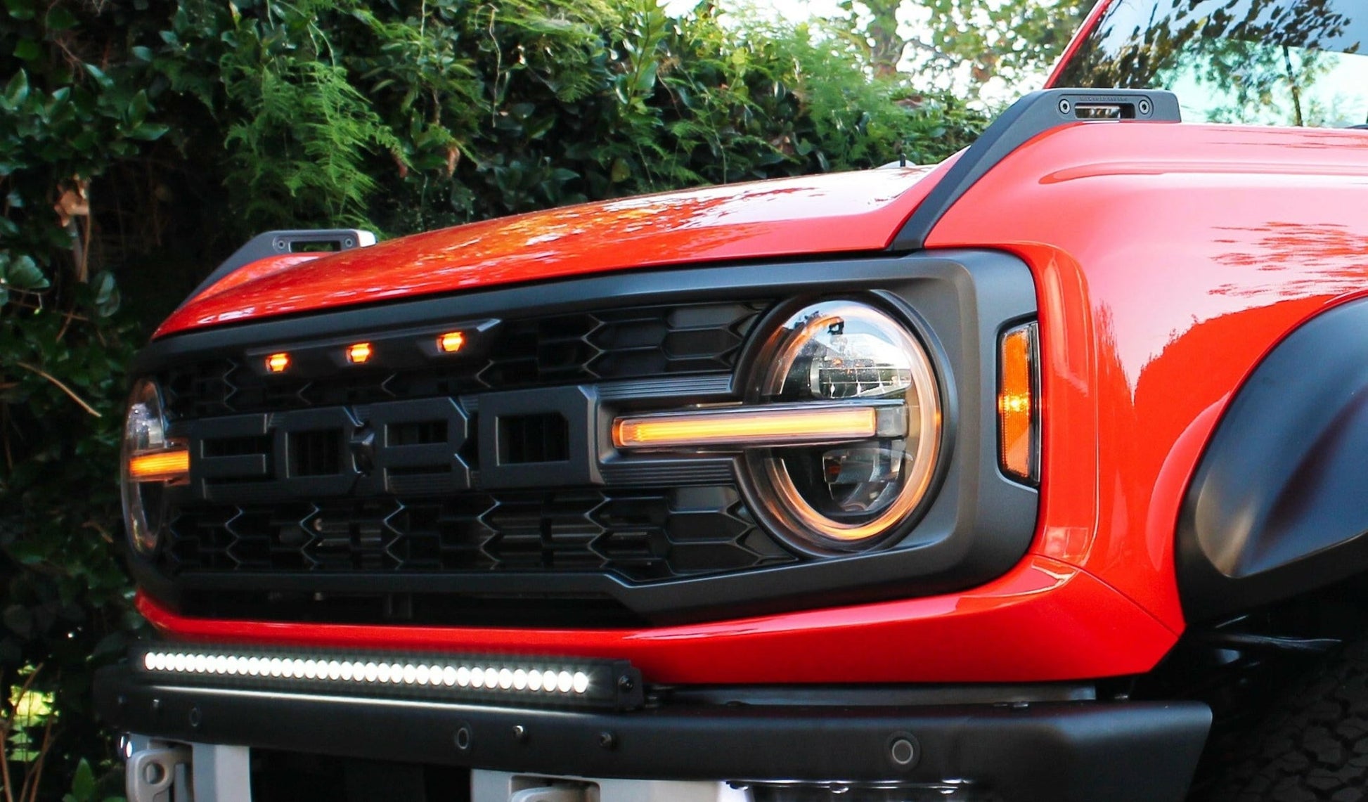 2022+ Ford Bronco Raptor 40in Bumper Light Bar - Slim - Speedlogix