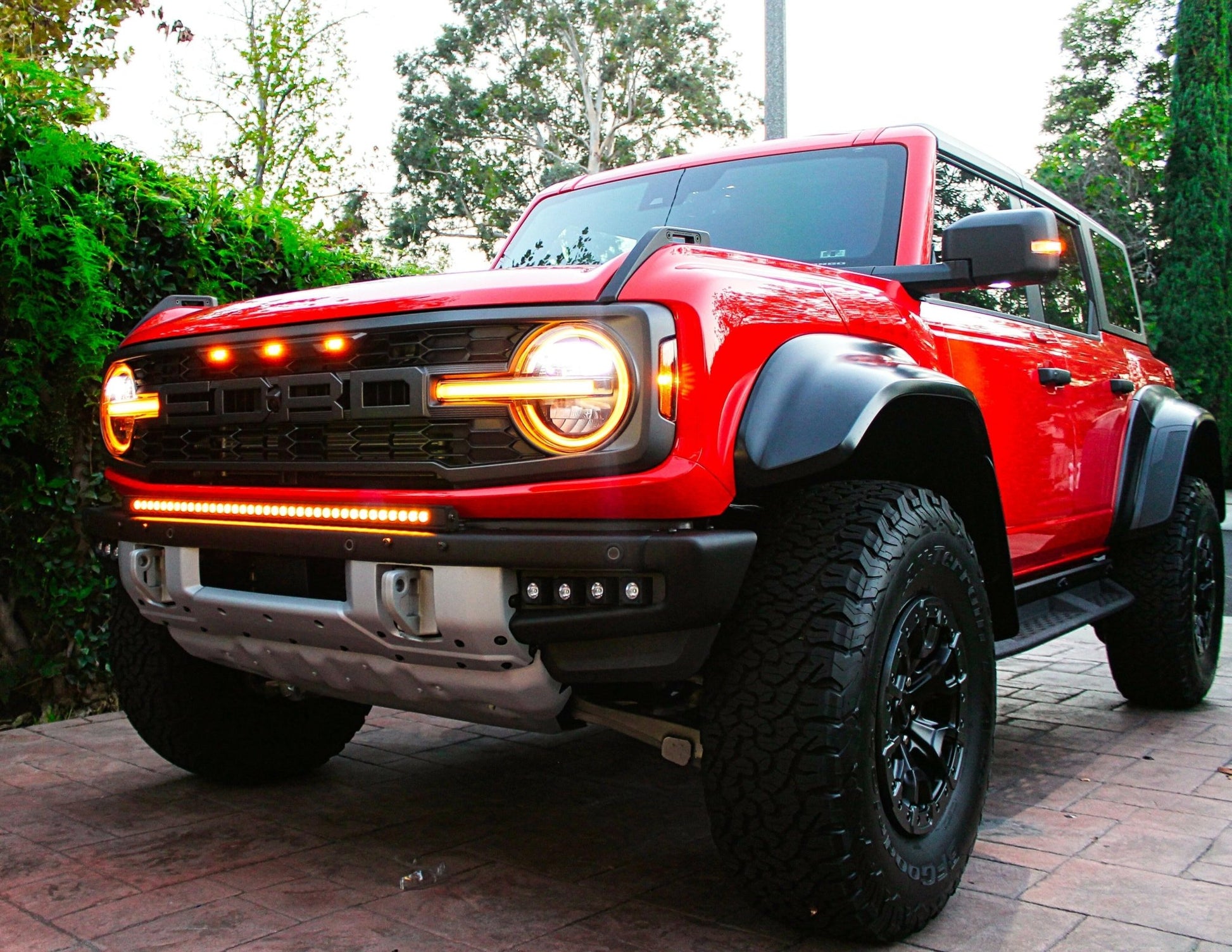 2022+ Ford Bronco Raptor 40in Bumper Light Bar - Slim - Speedlogix