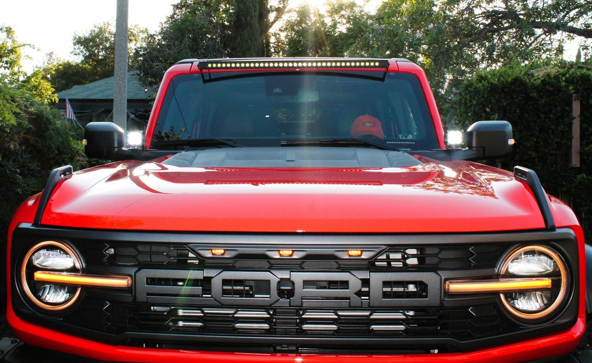 2022+ Ford Bronco Raptor 40in Roof Mount Light Bar - Slim - Speedlogix