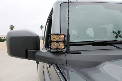 2022+ Ford Bronco Raptor Hood Mount/Ditch Lights/Pillars - PRO - Speedlogix