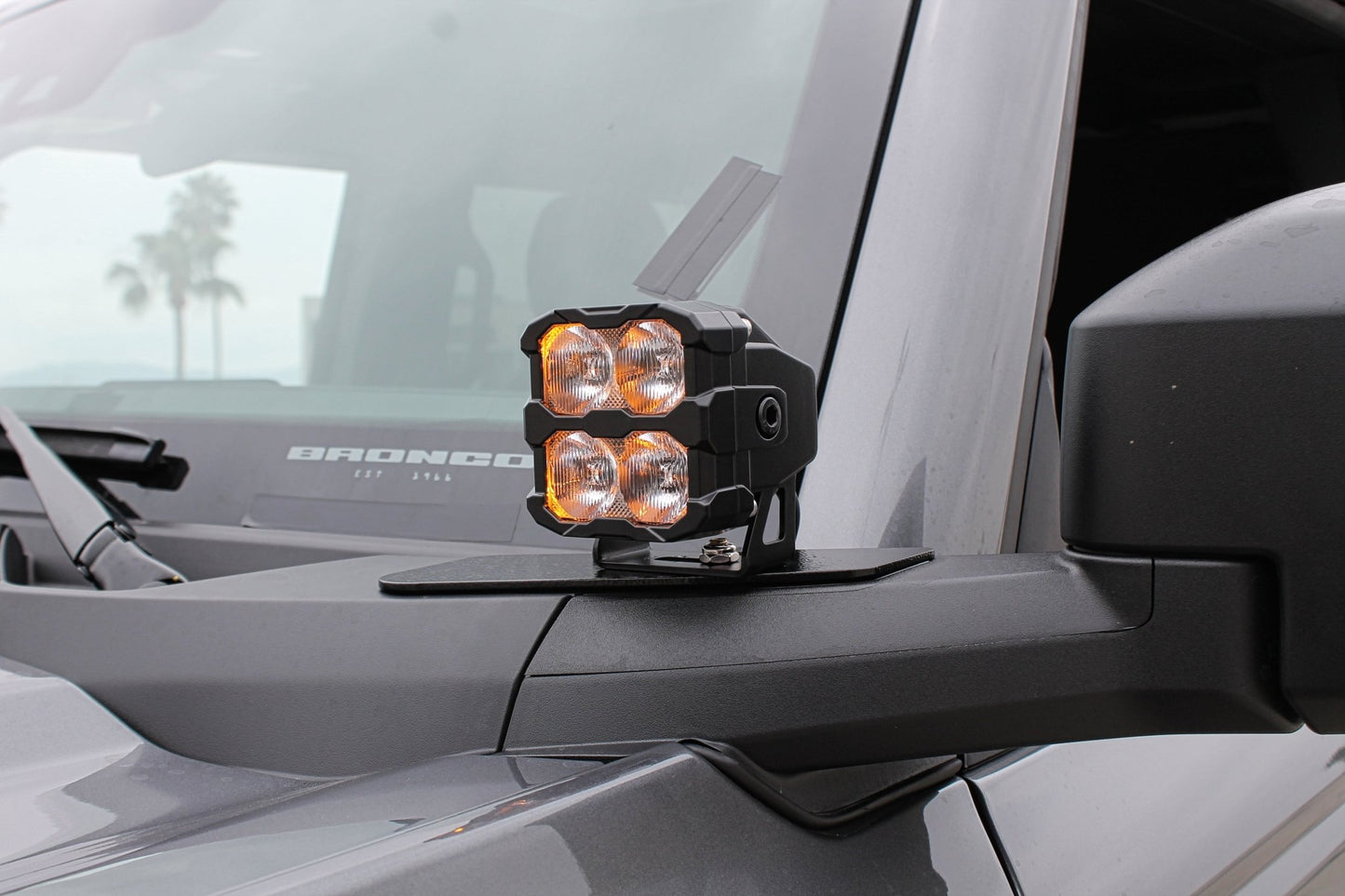 2022+ Ford Bronco Raptor Hood Mount/Ditch Lights/Pillars - PRO - Speedlogix