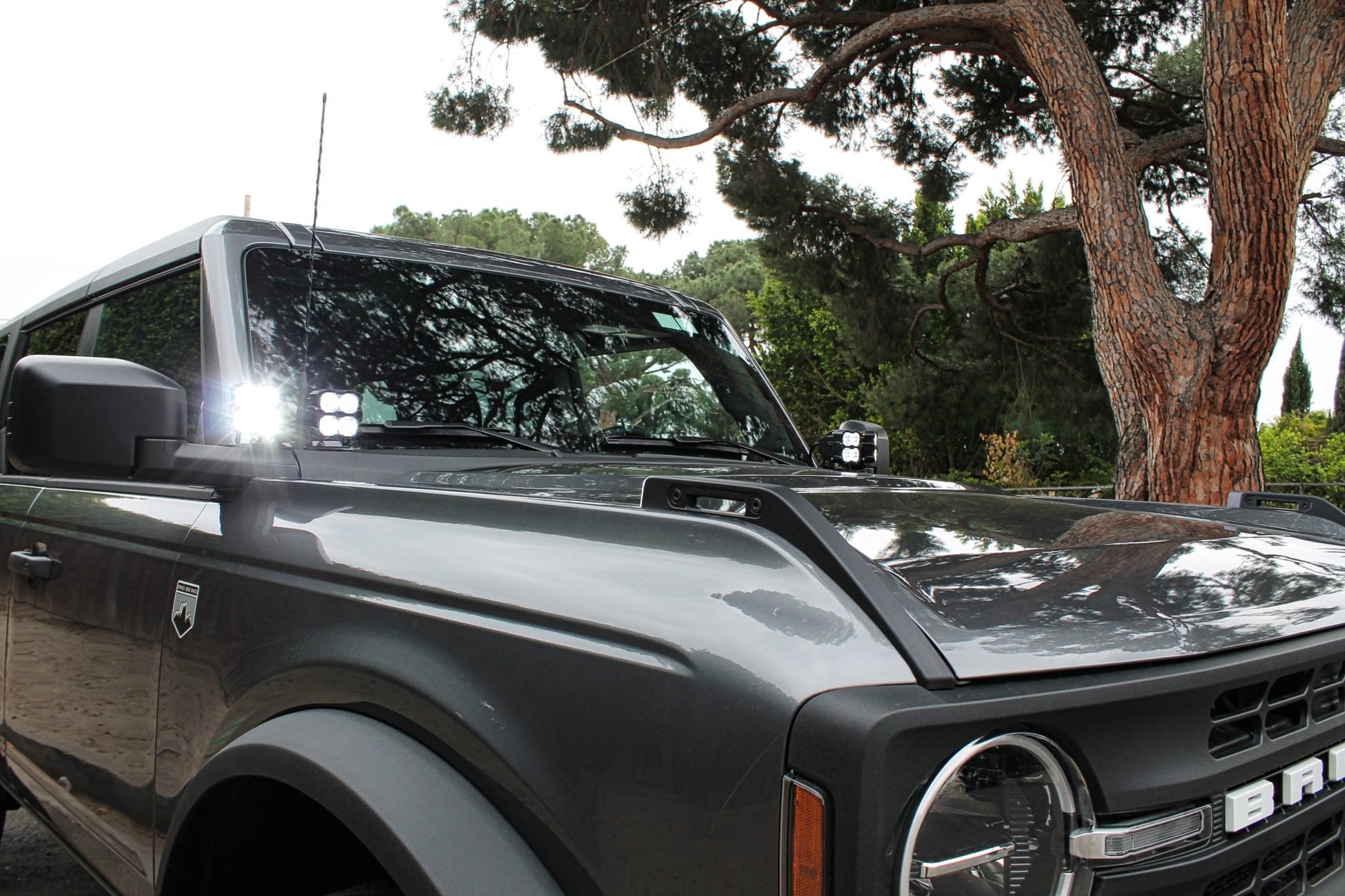 2022+ Ford Bronco Raptor Hood Mount/Ditch Lights/Pillars - PRO - Speedlogix