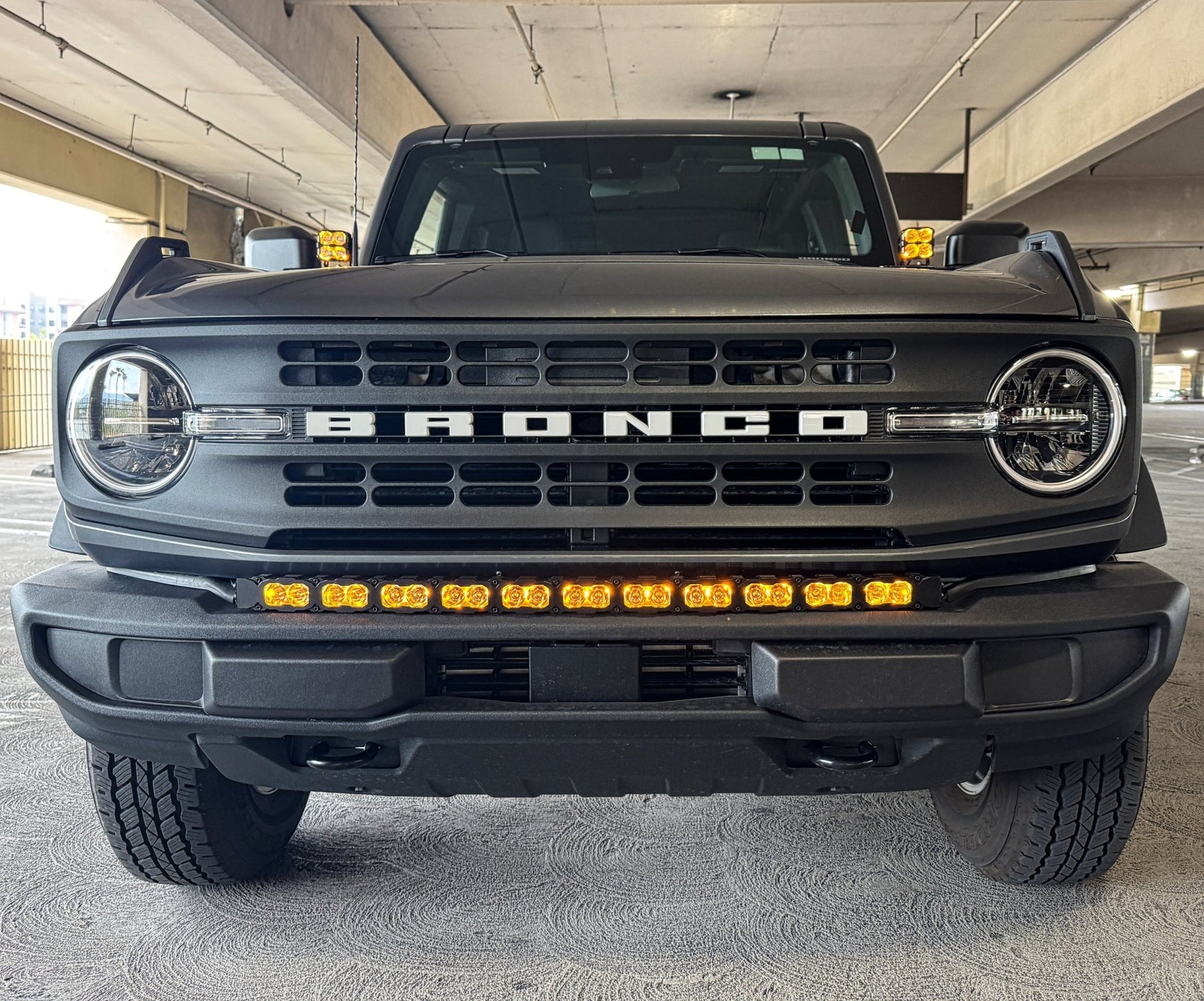 2022+ Ford Bronco Raptor Hood Mount/Ditch Lights/Pillars - PRO - Speedlogix