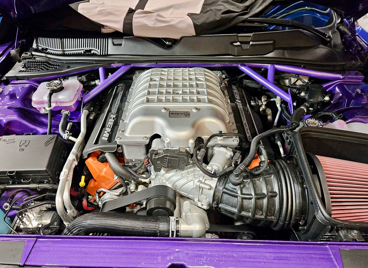 Speedlogix 4-point Front Strut Tower Brace 2015-2023 Challenger/Charger 6.2L - Speedlogix