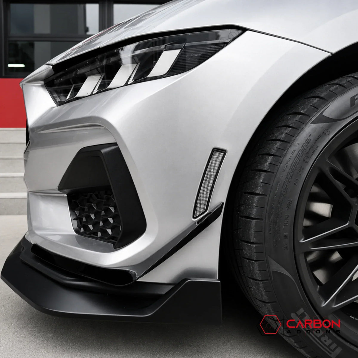GT-Style Aero Canards for 2024+ Ford Mustang (Carbon Fiber or ABS)