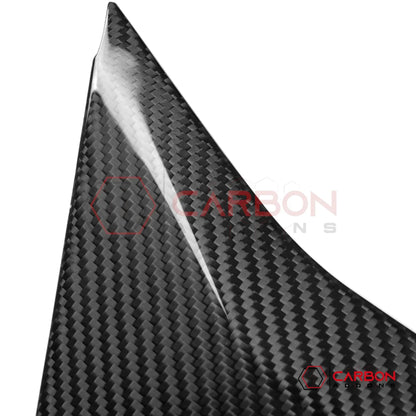 2026+ C8 Corvette Carbon Fiber Gauge Cluster Upper Dash Trim Cover