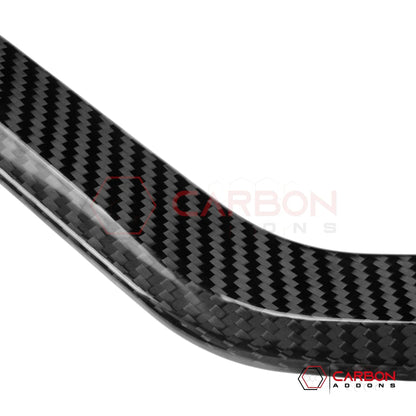 2026+ Corvette C8 Dashboard Outer Display Side Stripes Real Carbon Fiber Cover