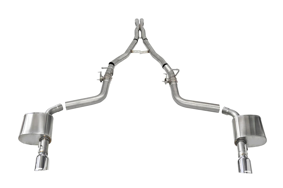 Corsa Xtreme Cat-Back Exhaust, Valved 2015-2023 Charger 6.2L/392/6.4L