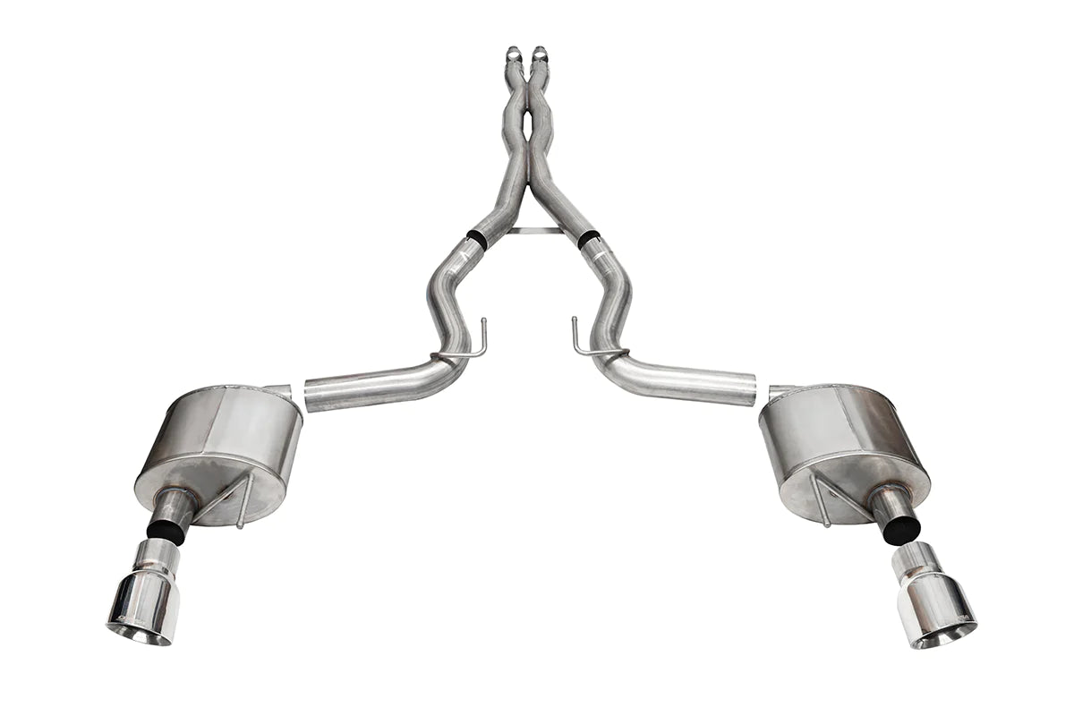 Corsa Xtreme 3" Polished Catback 2024 5.0 Mustang GT Coupe