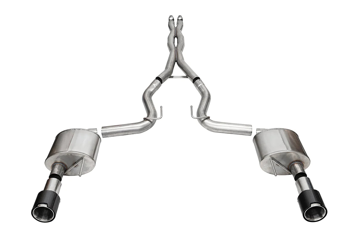 Corsa Xtreme 3" Polished Catback 2024 5.0 Mustang GT Coupe